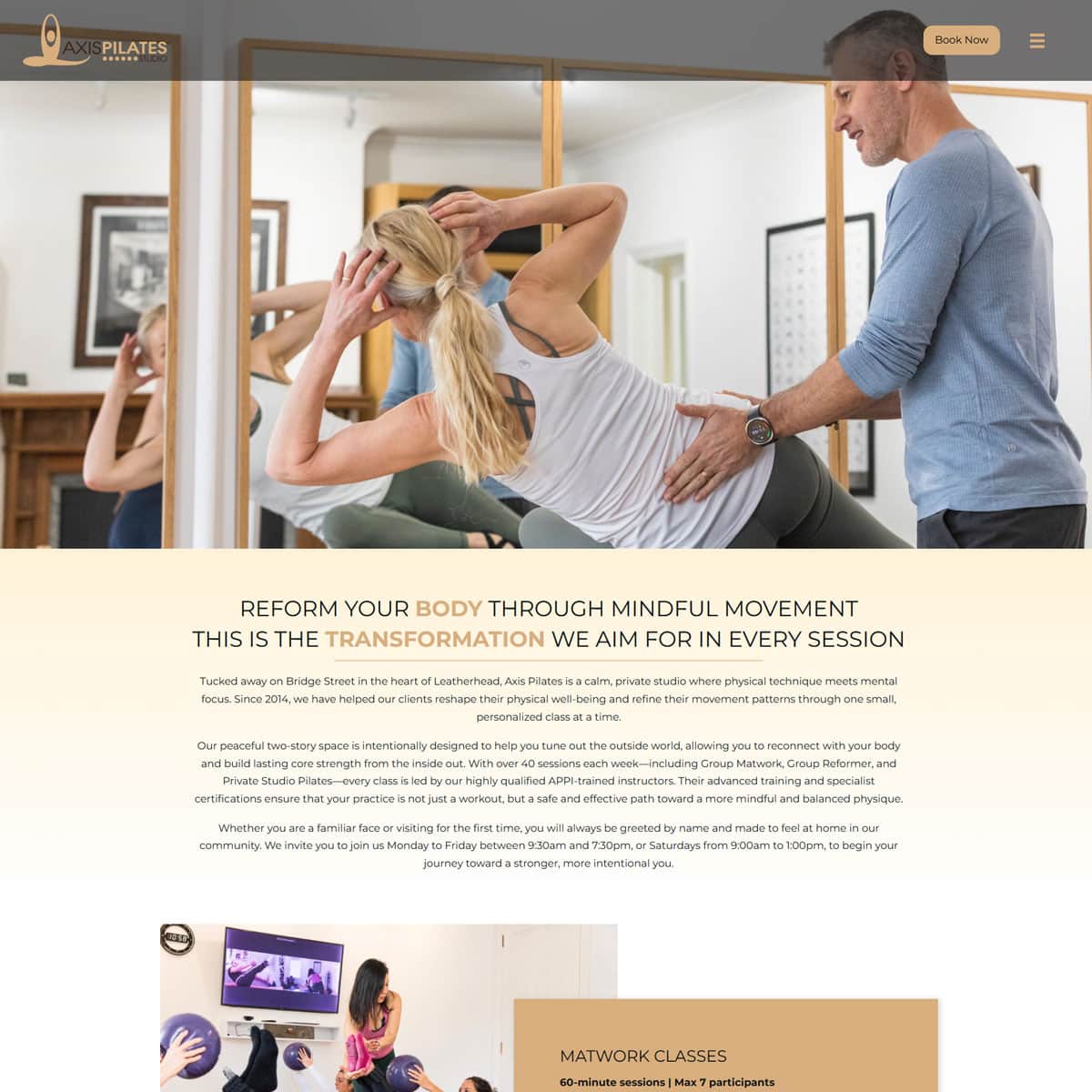Axis Pilates Studio - HealthHosts