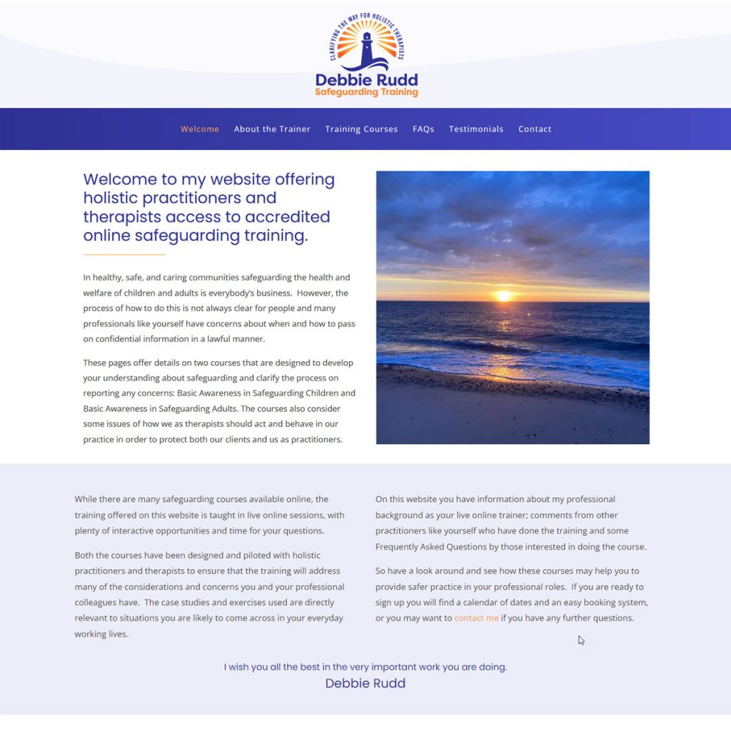 Debbie Rudd website