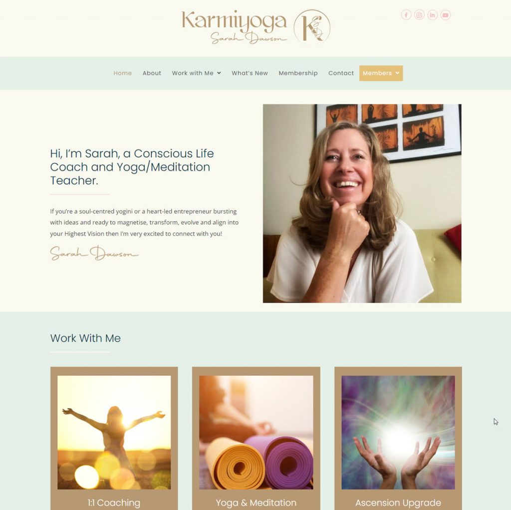 Karmi Yoga website