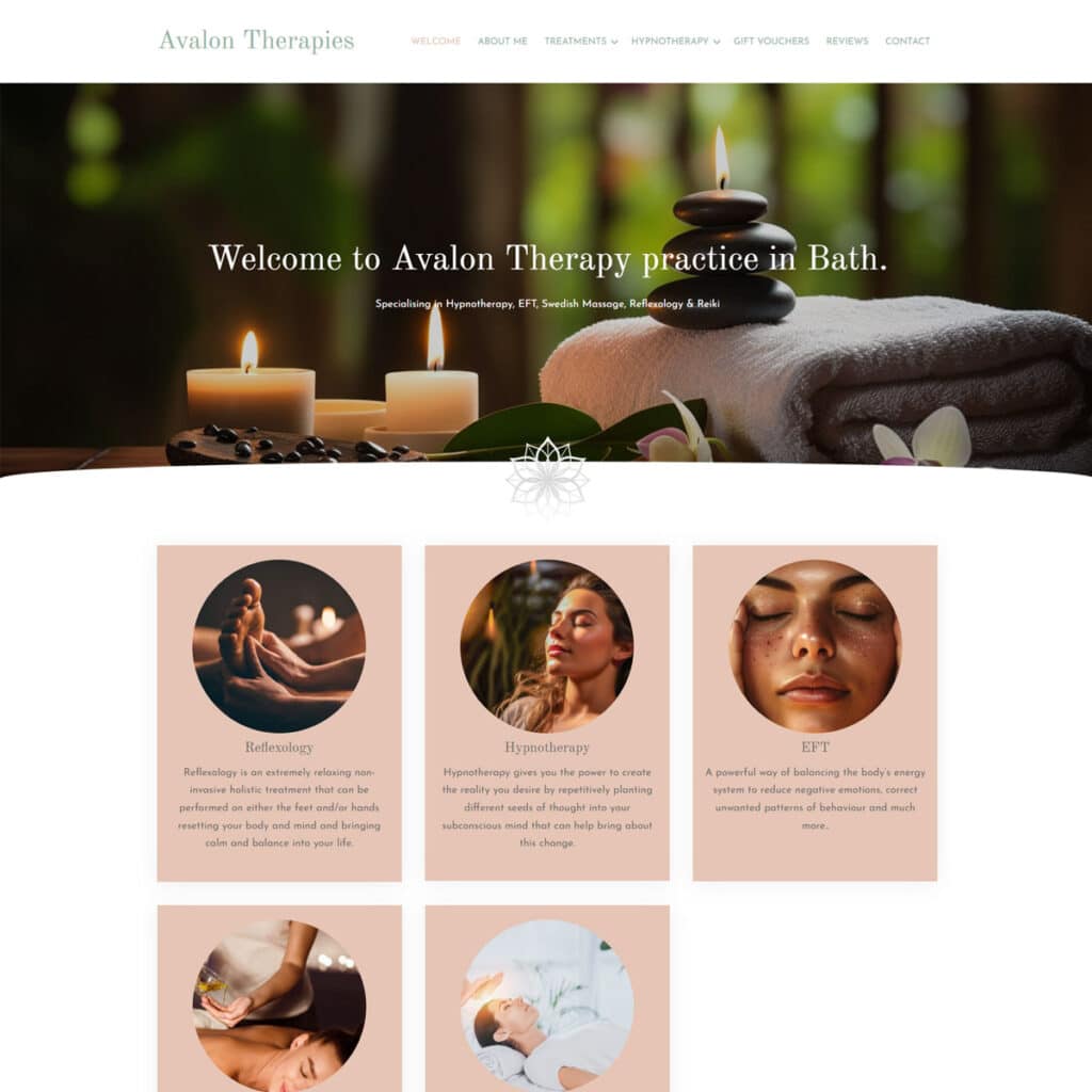 Avalon Therapies website