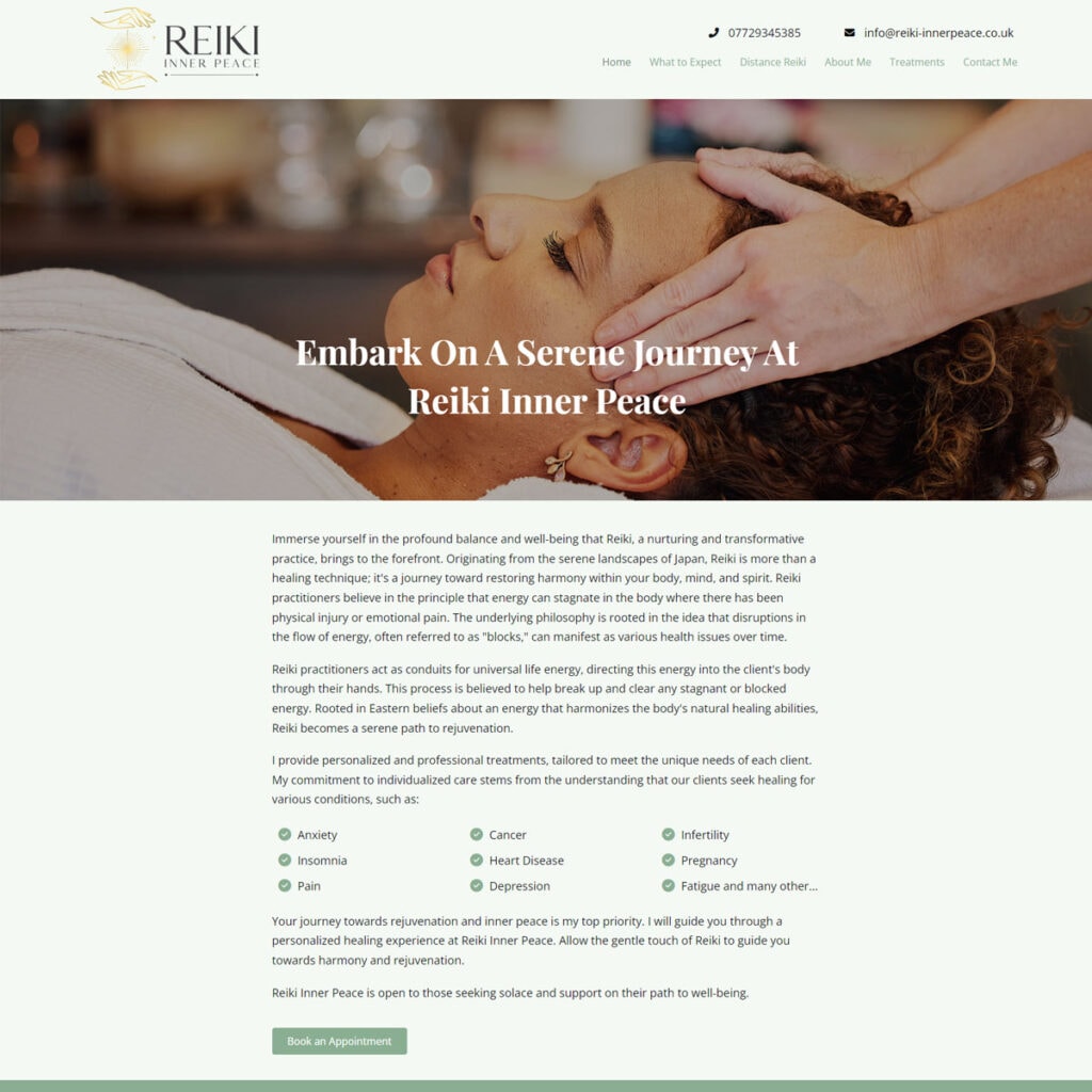 Reiki Innerpeace website