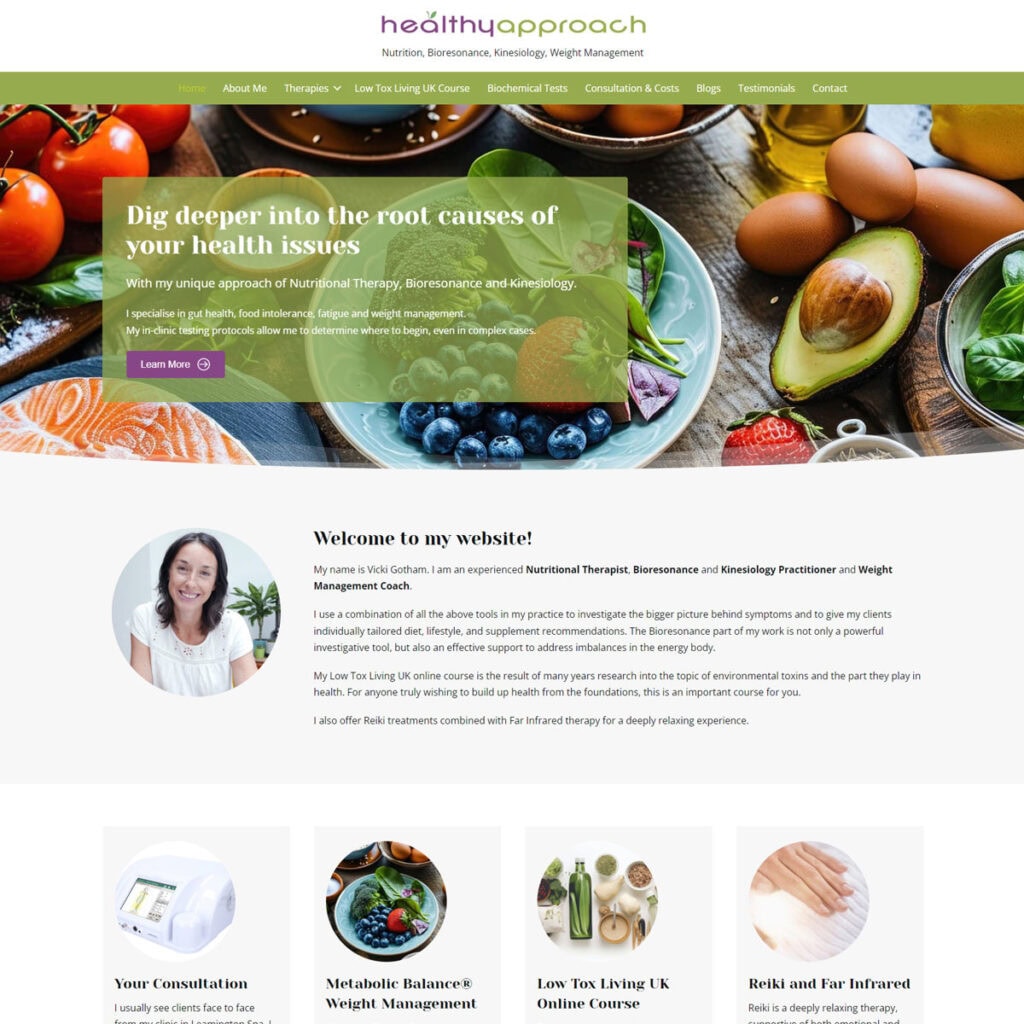 Healthy Approach website
