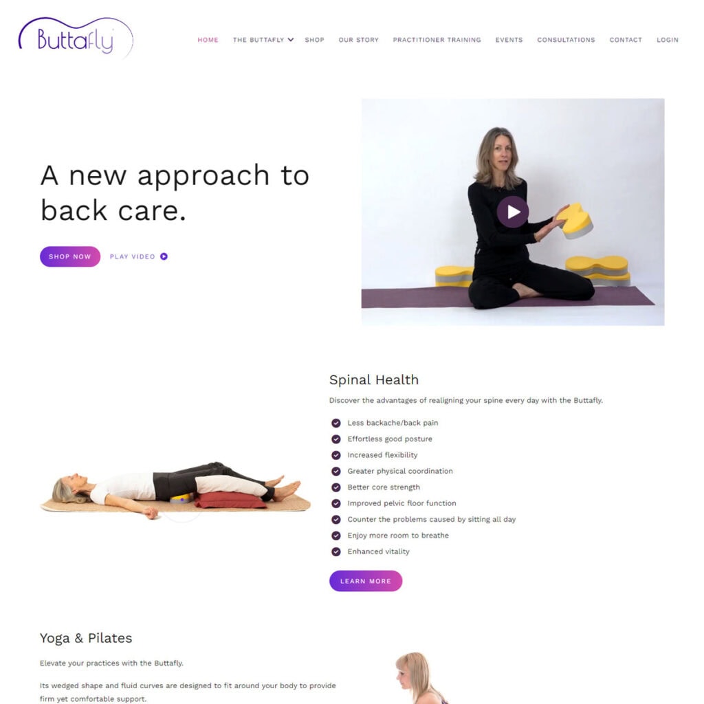 The Buttafly website