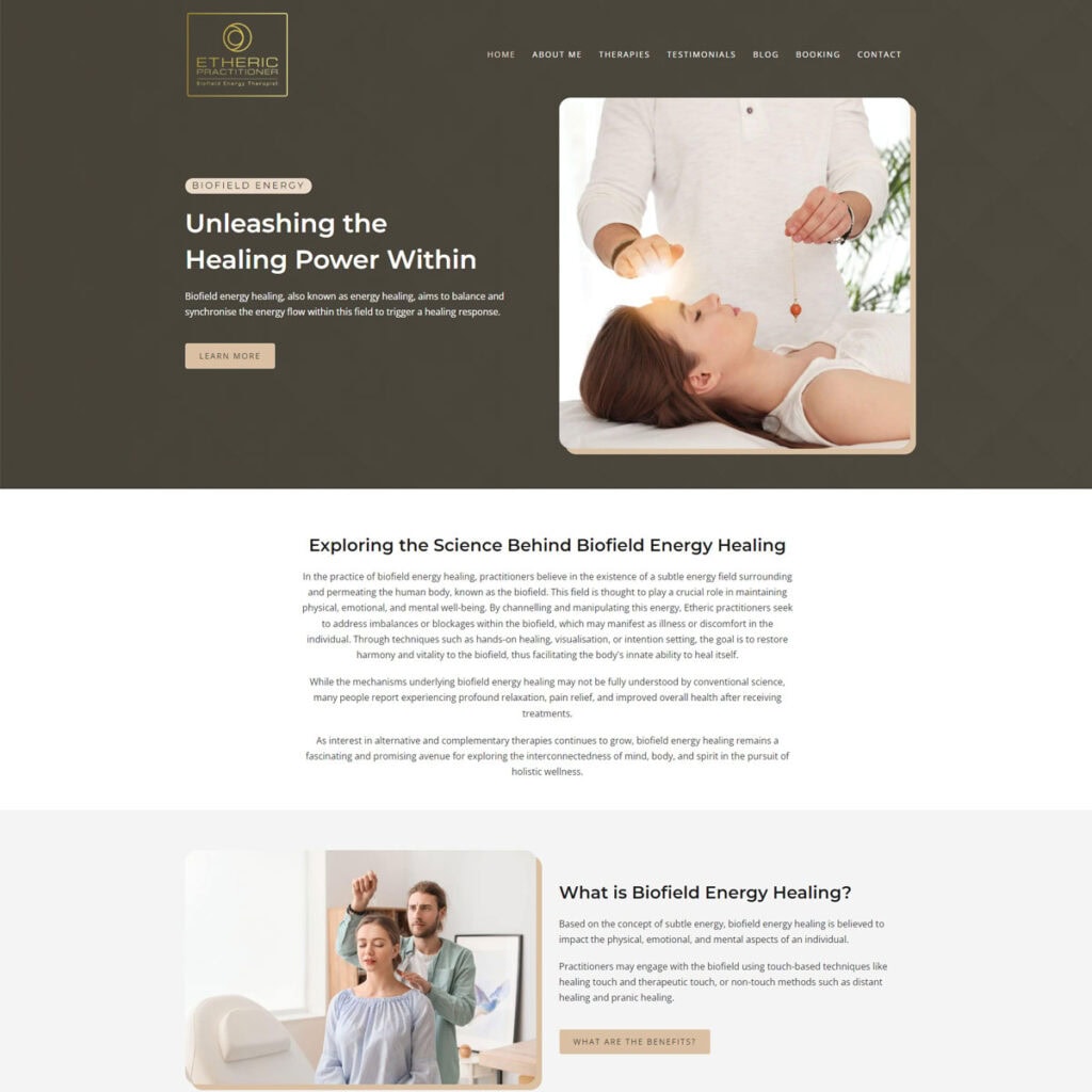 Etheric Practitioner website