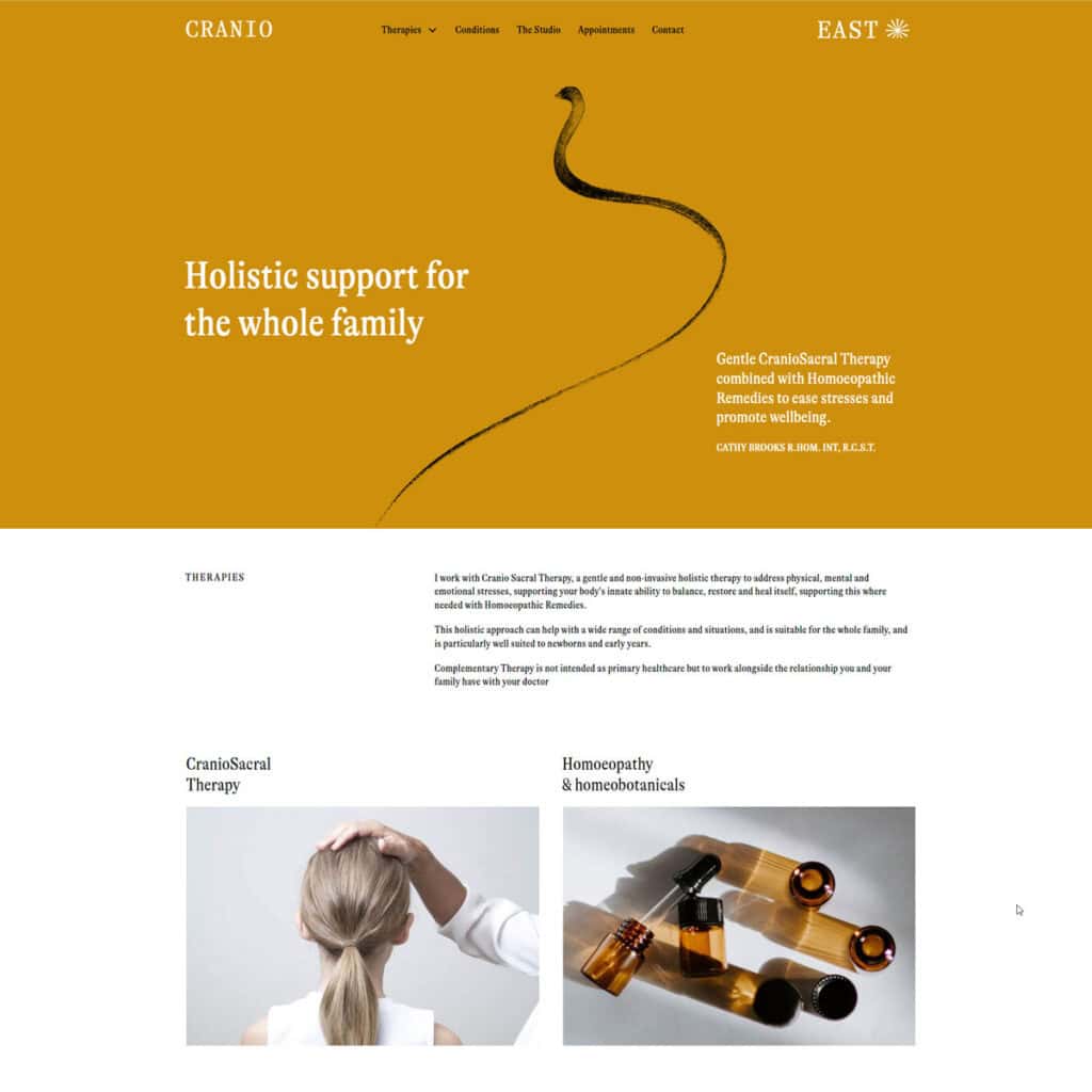 Cranio East website