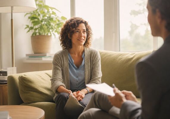 Cognitive behavioural therapy support for mental wellbeing
