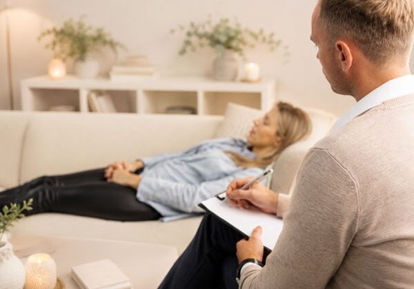 Hypnotherapy session for relaxation and positive change