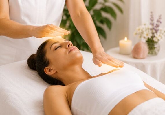 Reiki healing therapy for energy balance and relaxation